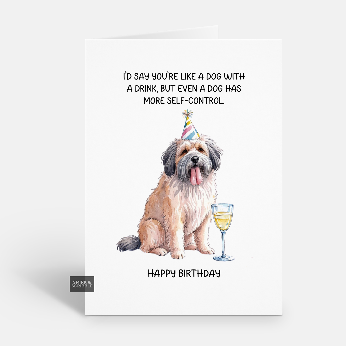 Self Control Birthday Card