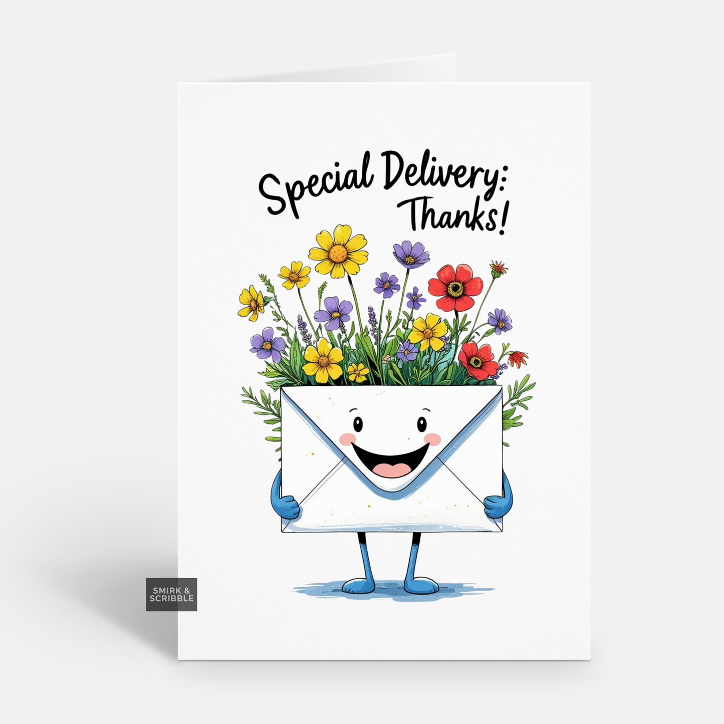 Special Delivery Thank You Card