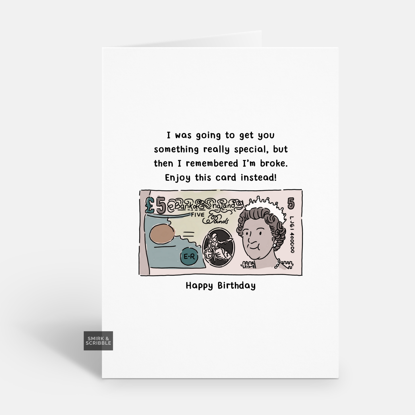 Broke Birthday Card