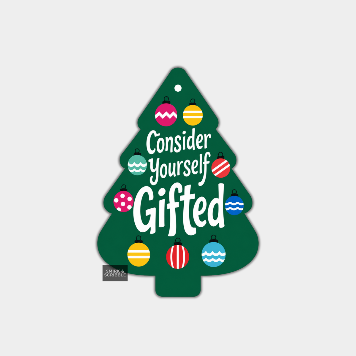 Funny Christmas Tree Gift Tags - Gifted