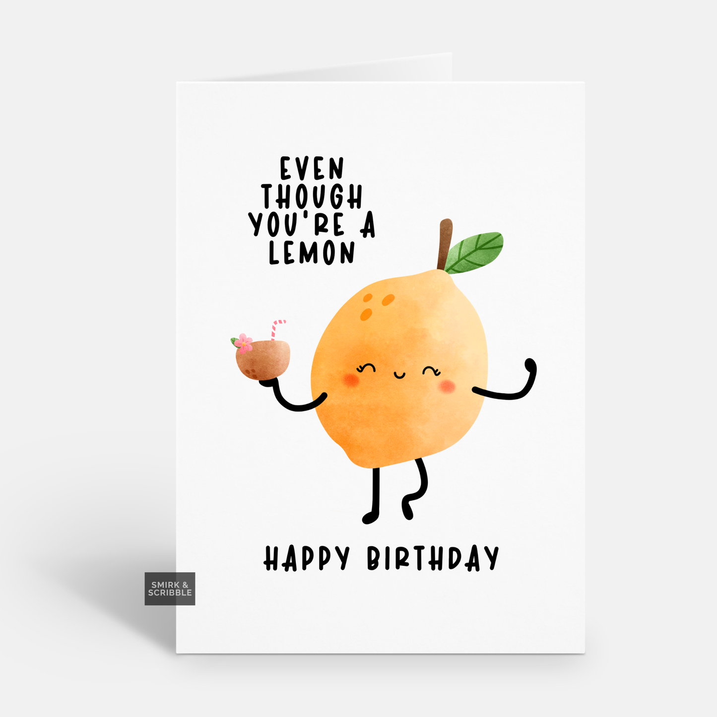 Lemon Birthday Card