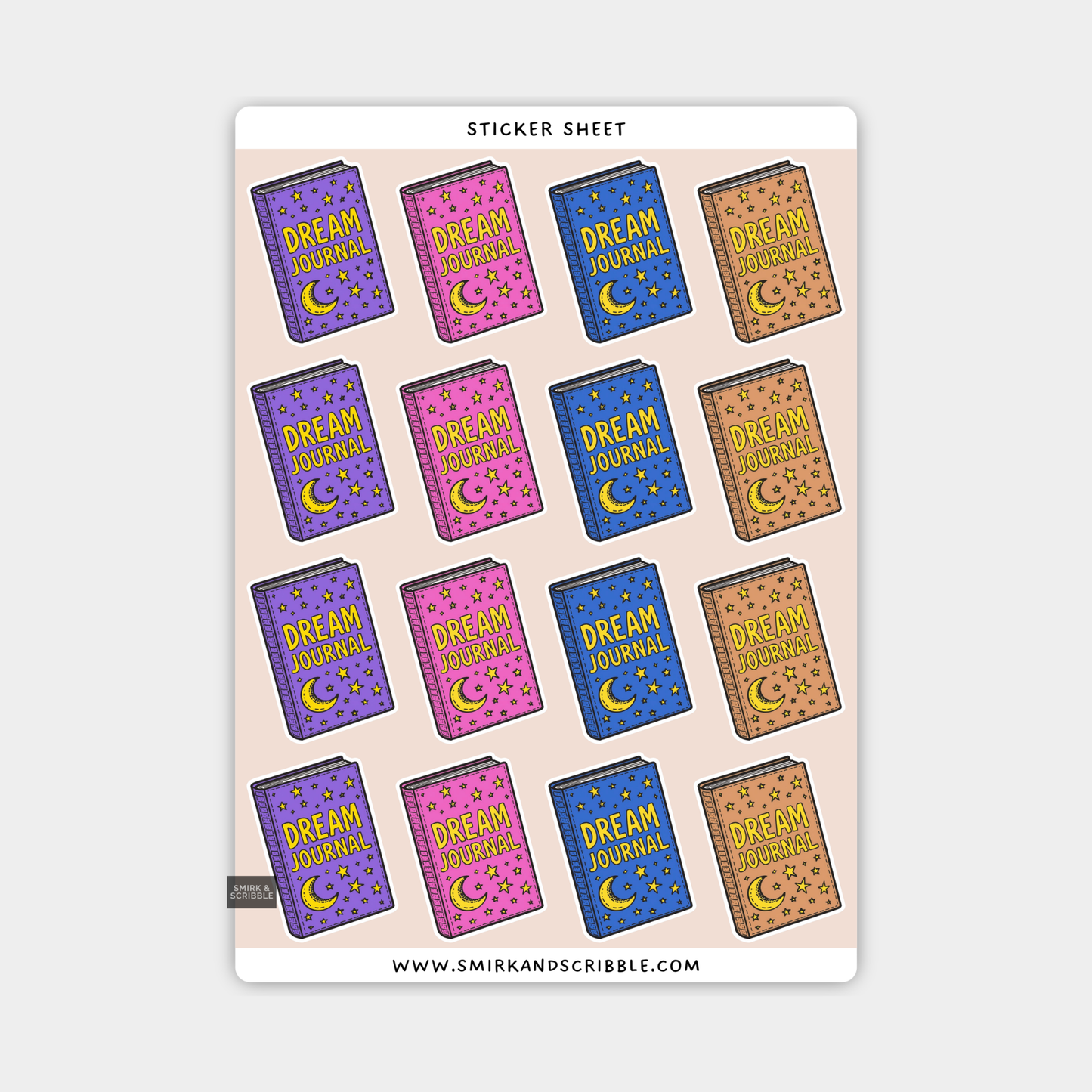 Dream Journal Sticker Sheet