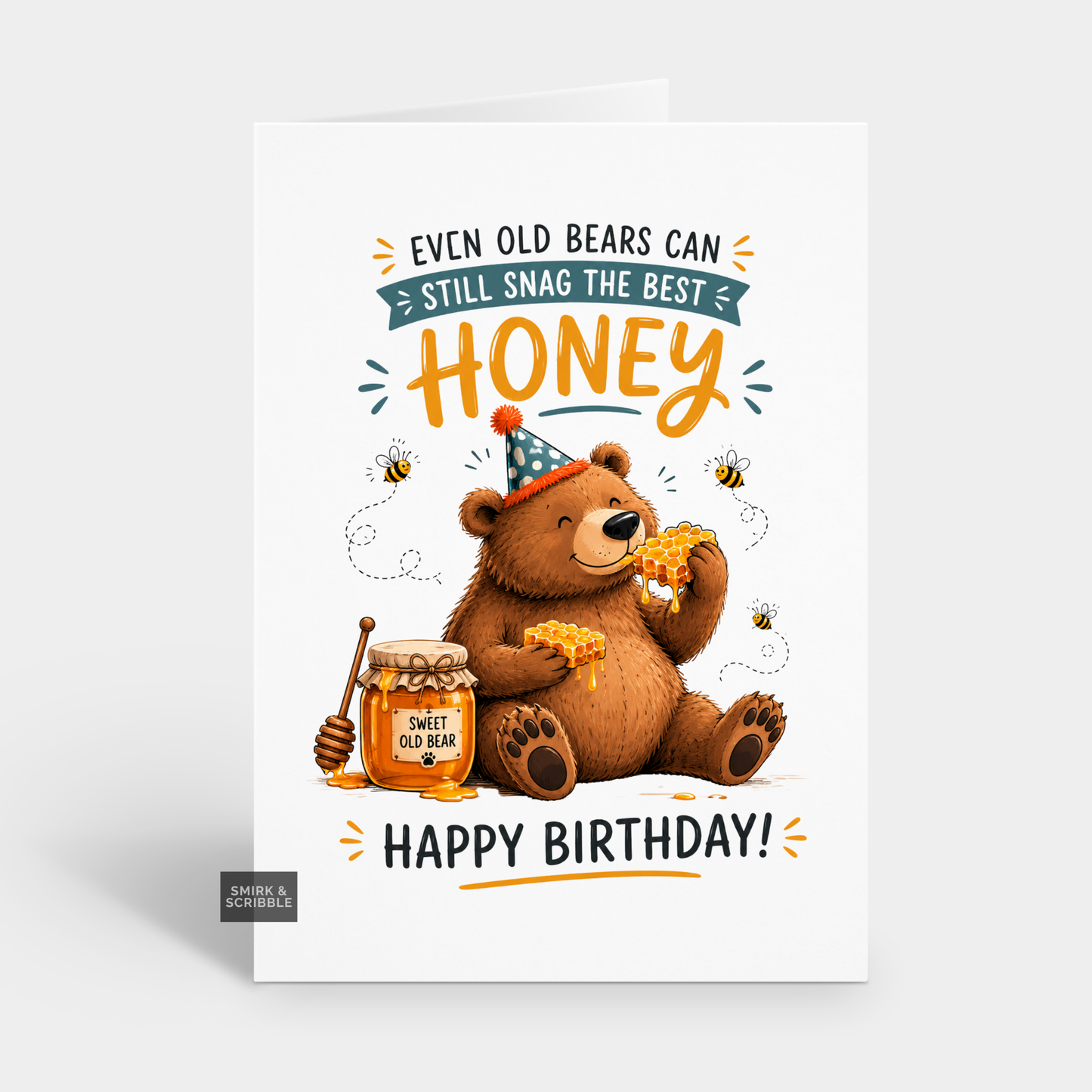 Funny Birthday Card - Best Honey