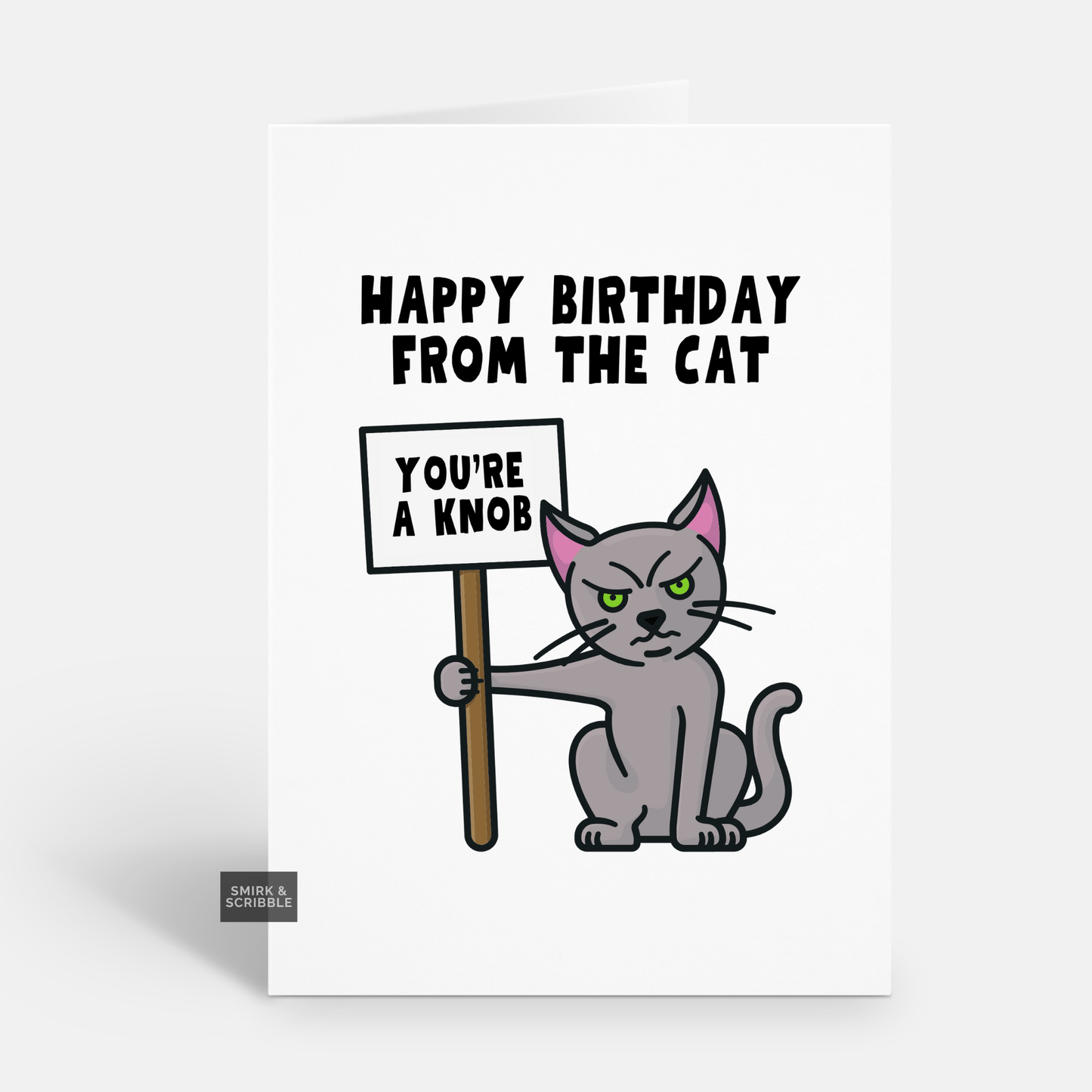 From The Cat Birthday Card