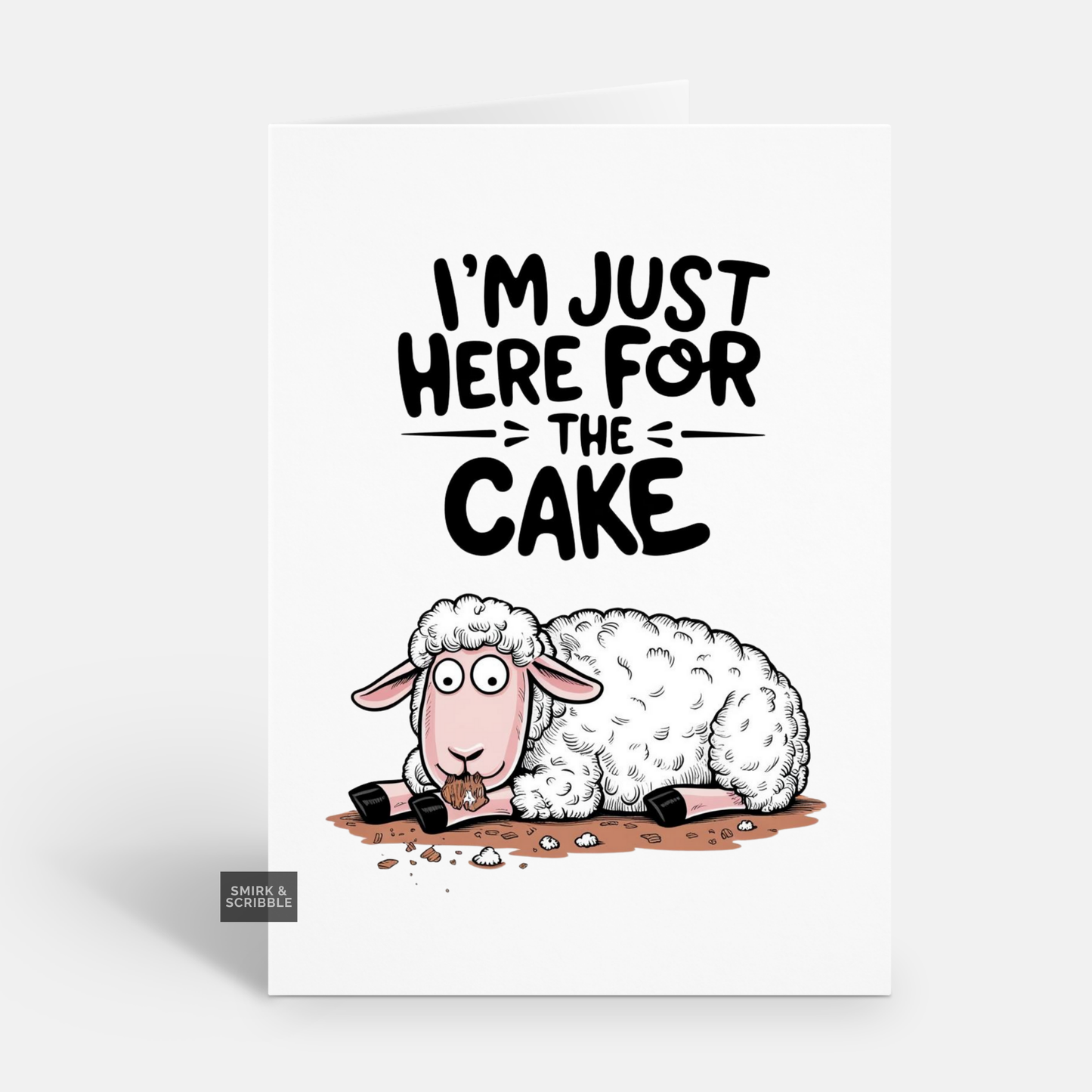 For The Cake Birthday Card