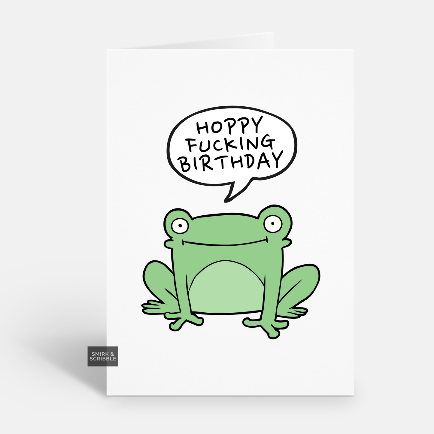 Hoppy Frog Birthday Card