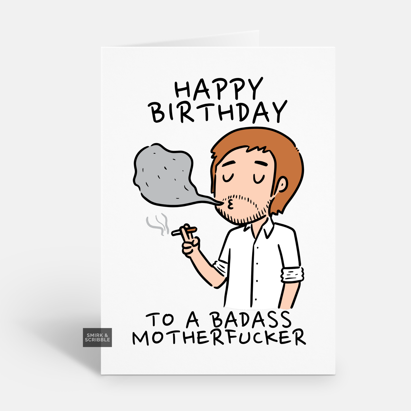 Badass Birthday Card