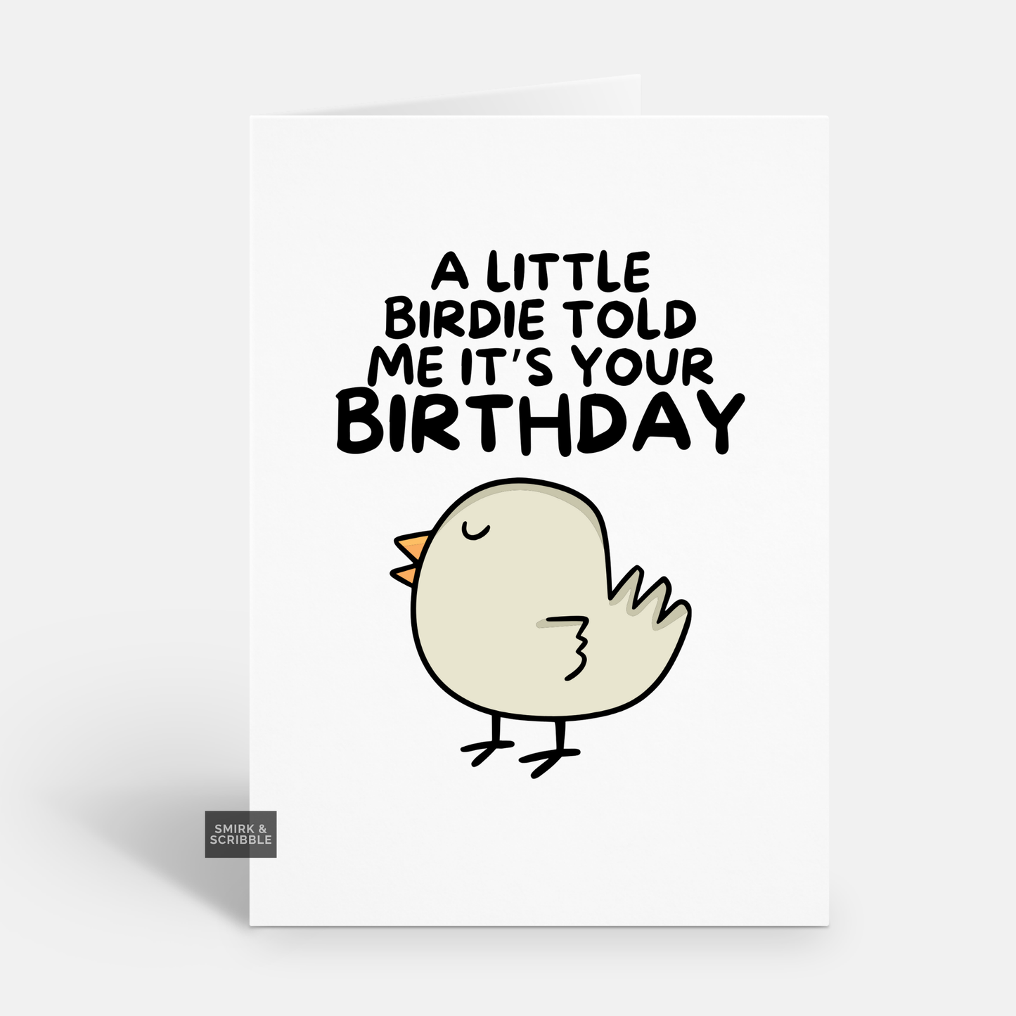 Little Birdie Birthday Card