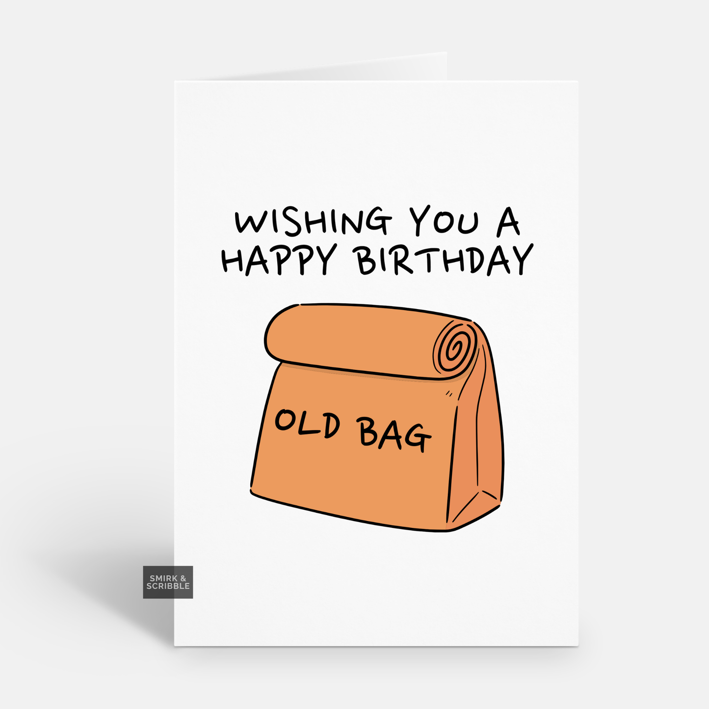 Old Bag Birthday Card