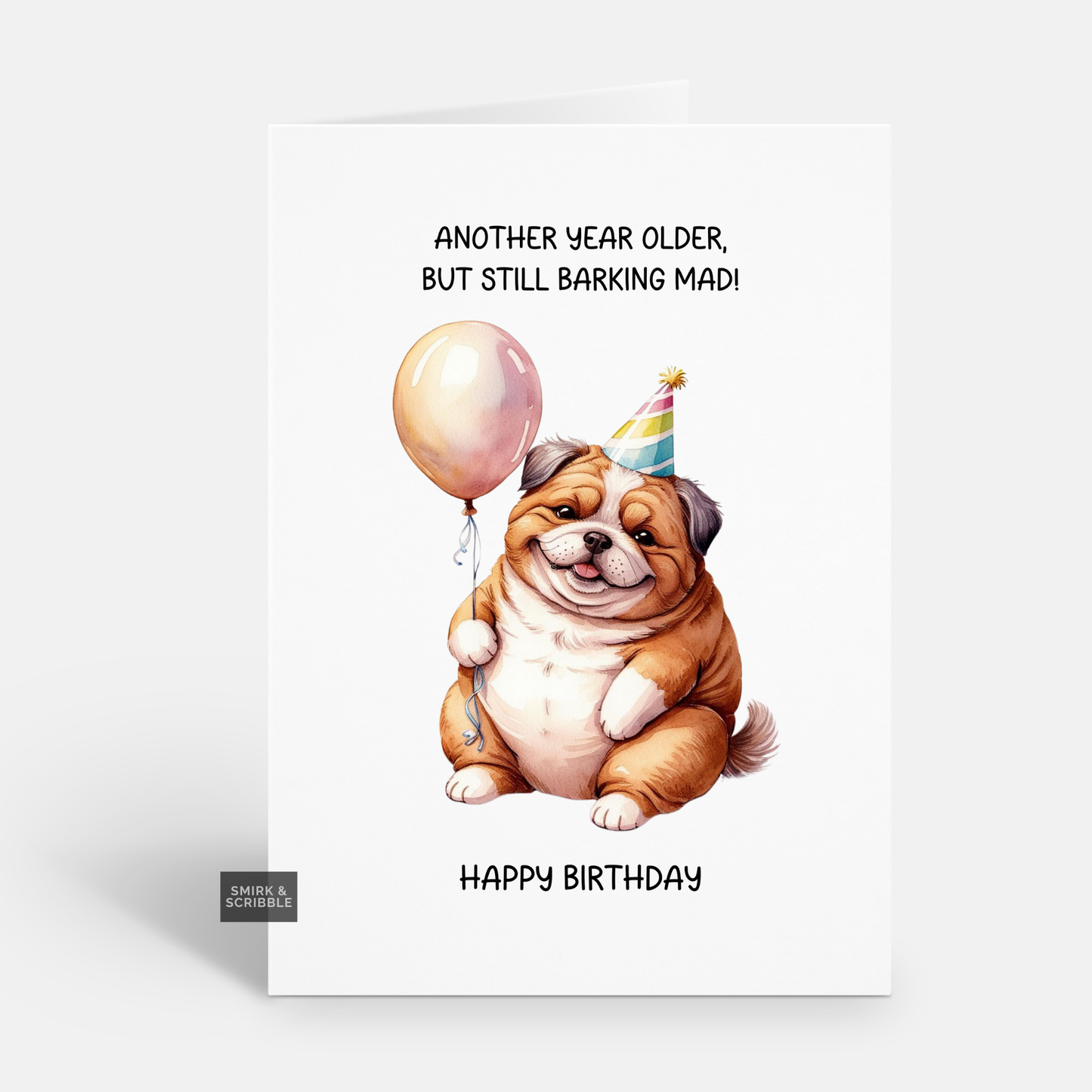 Barking Mad Birthday Card