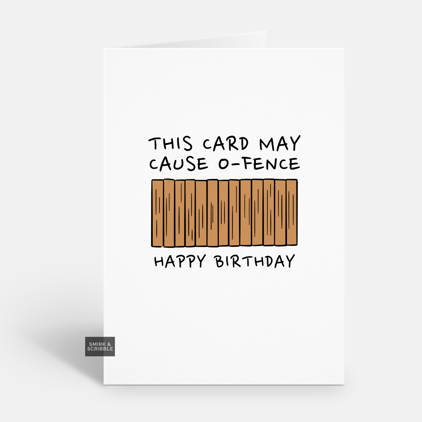 Fence Birthday Card