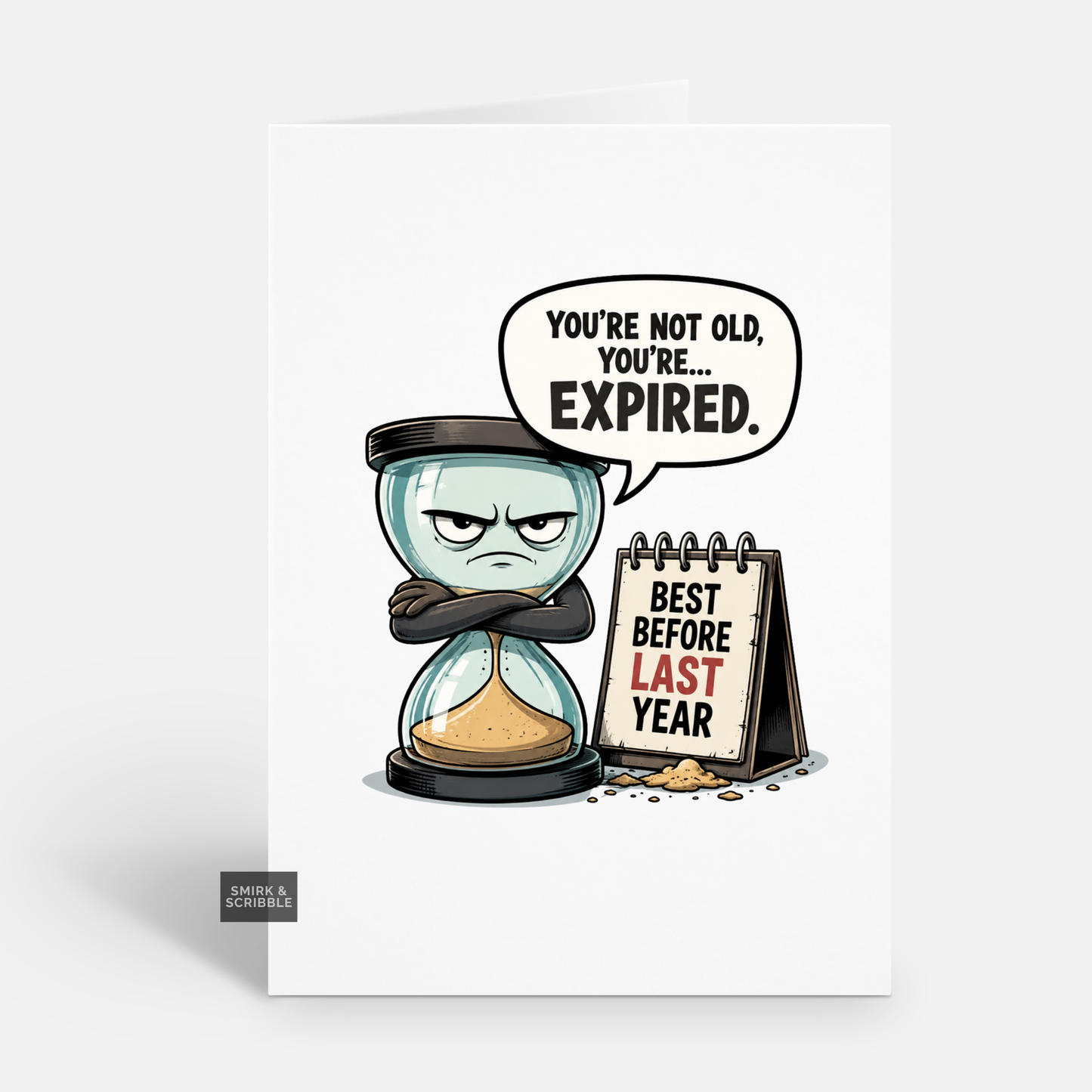 Funny Birthday Card - Not Old Expired