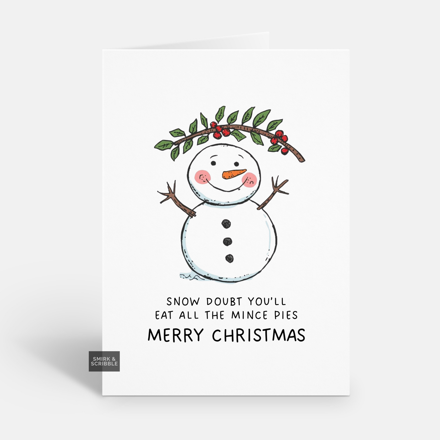 Snow Doubt Christmas Card