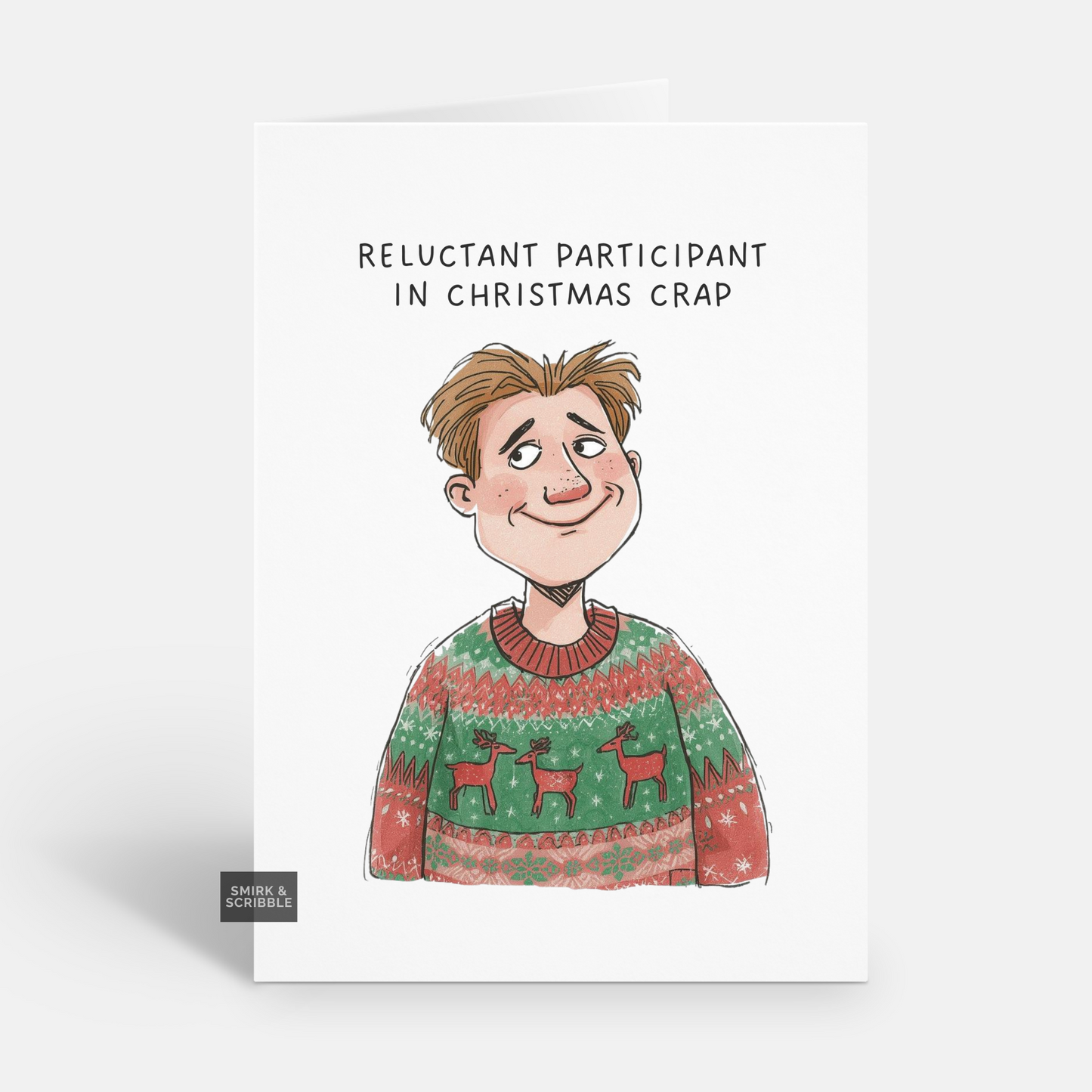 Reluctant Christmas Card