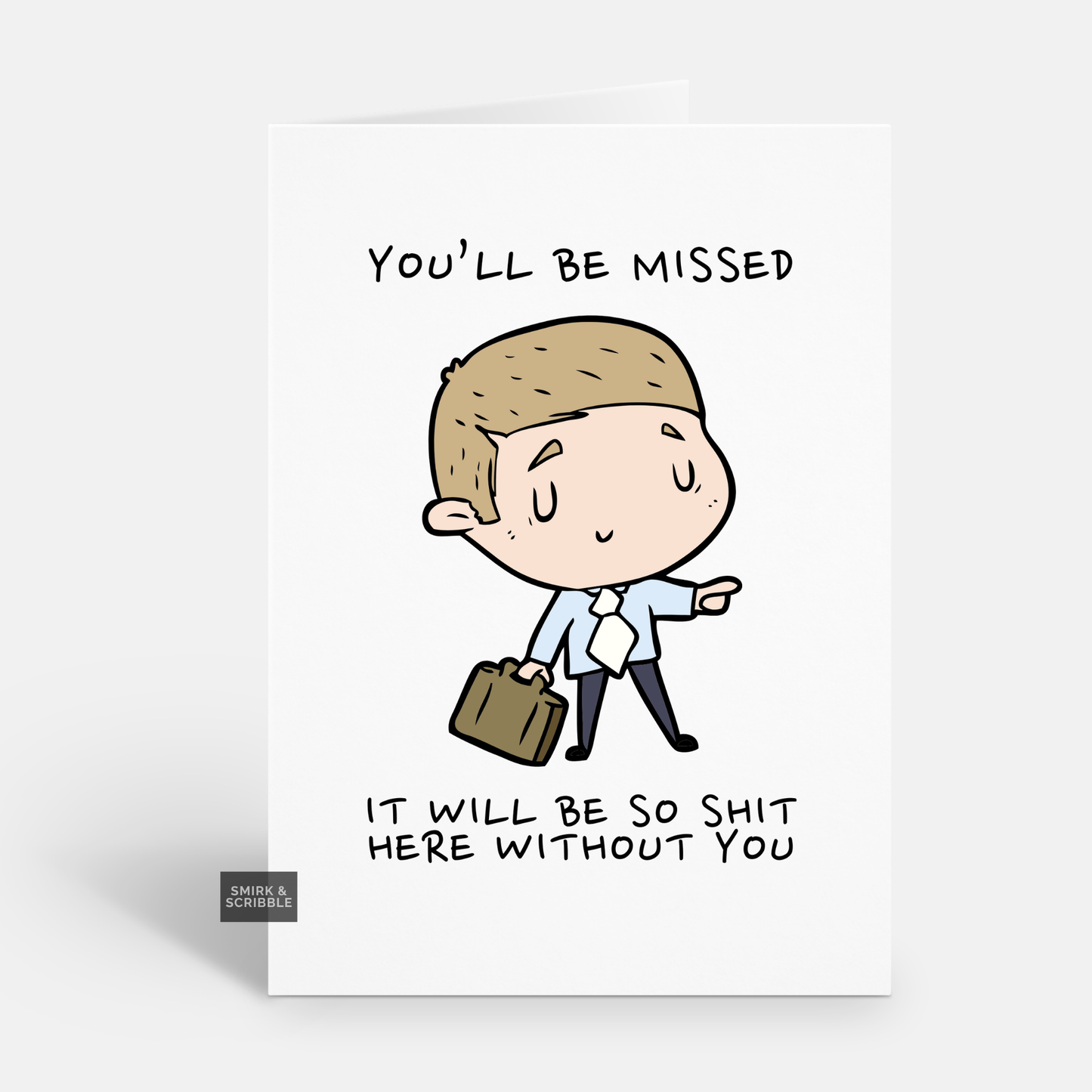 Be Missed Leaving Card