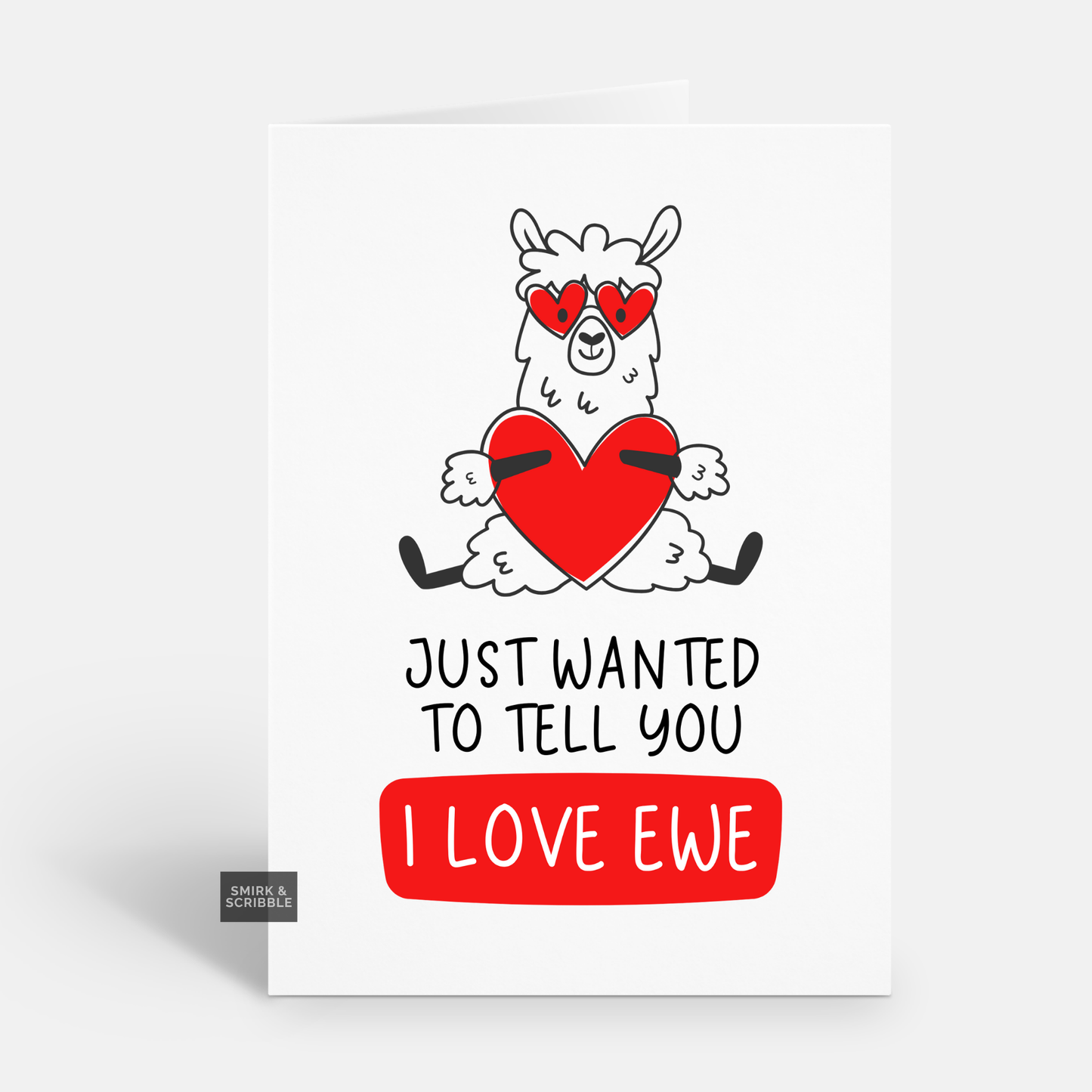 Love Ewe Anniversary Card