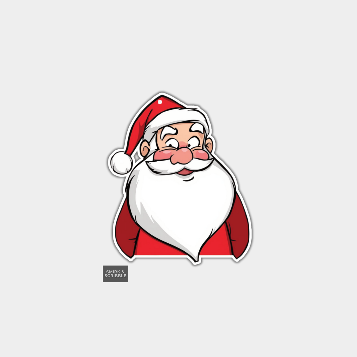 Funny Christmas Gift Tags - Santa Claus