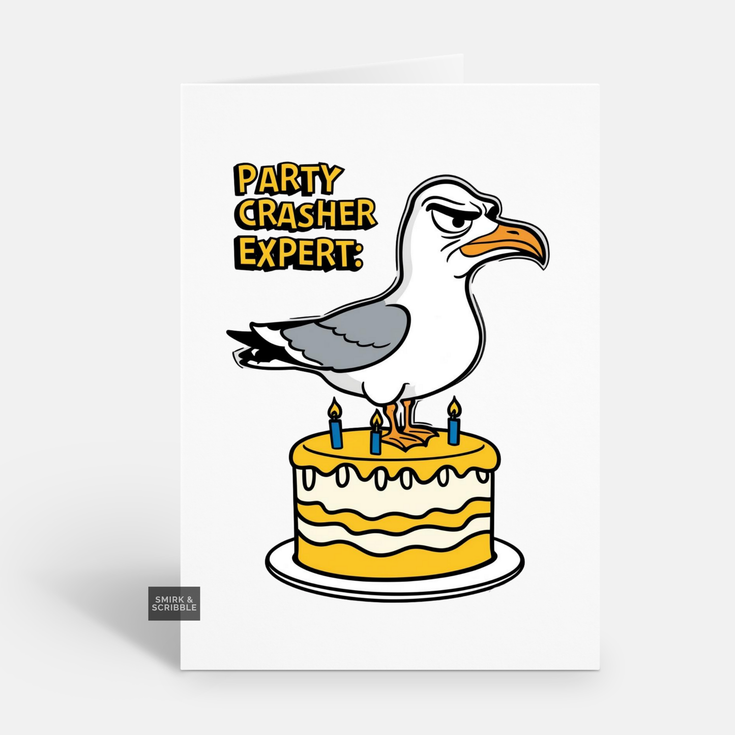 Party Crasher Birthday Card