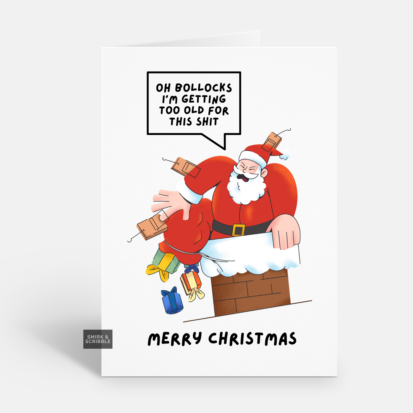 Too Old Christmas Card