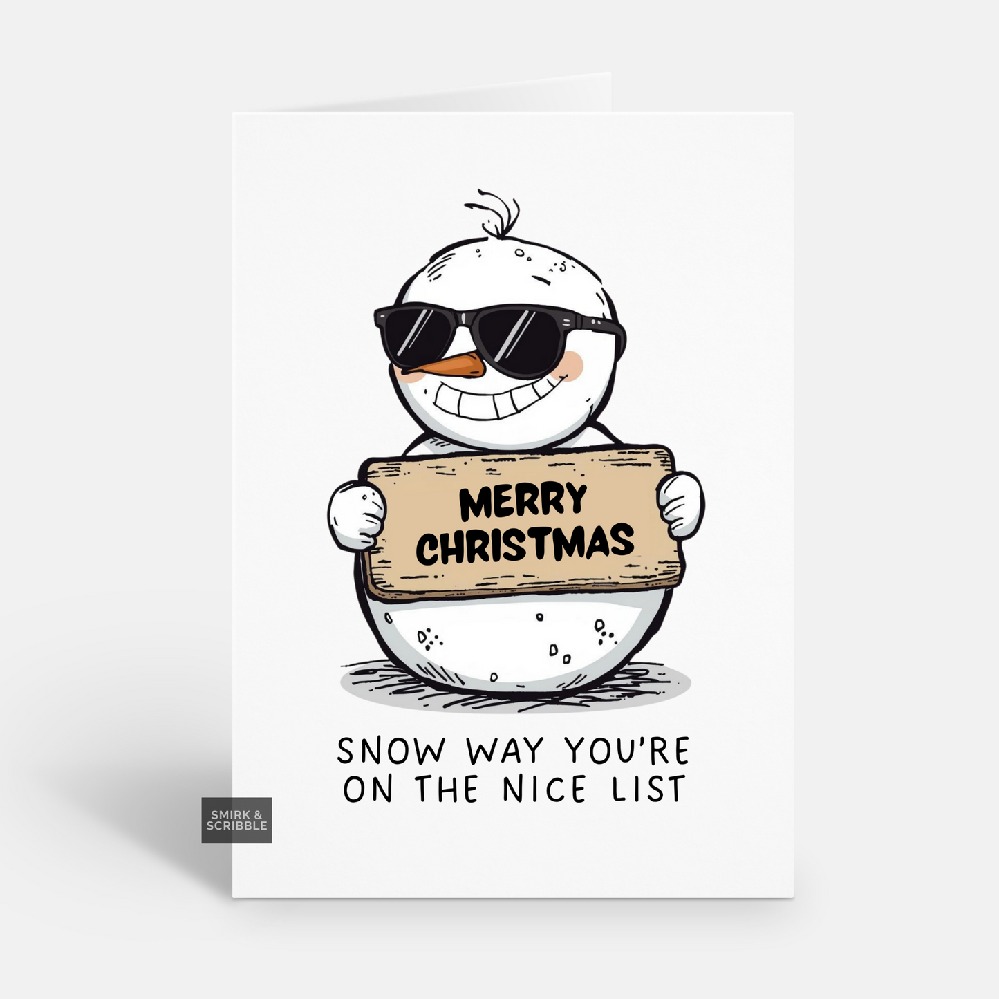 Snow Way Christmas Card