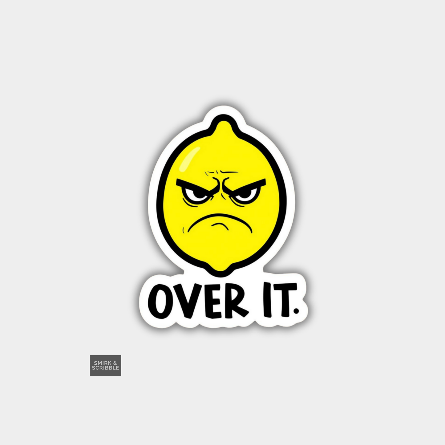 Lemon Vinyl Sticker