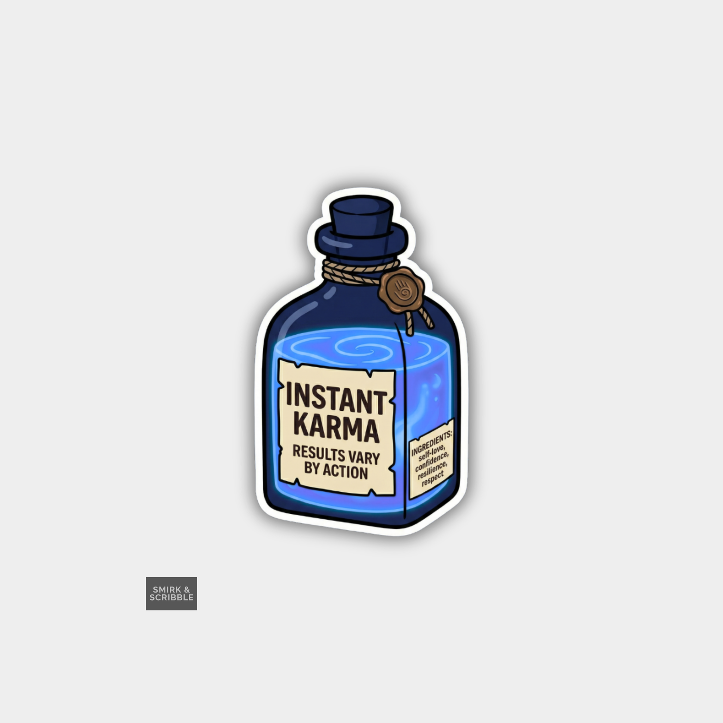 Instant Karma Vinyl Sticker