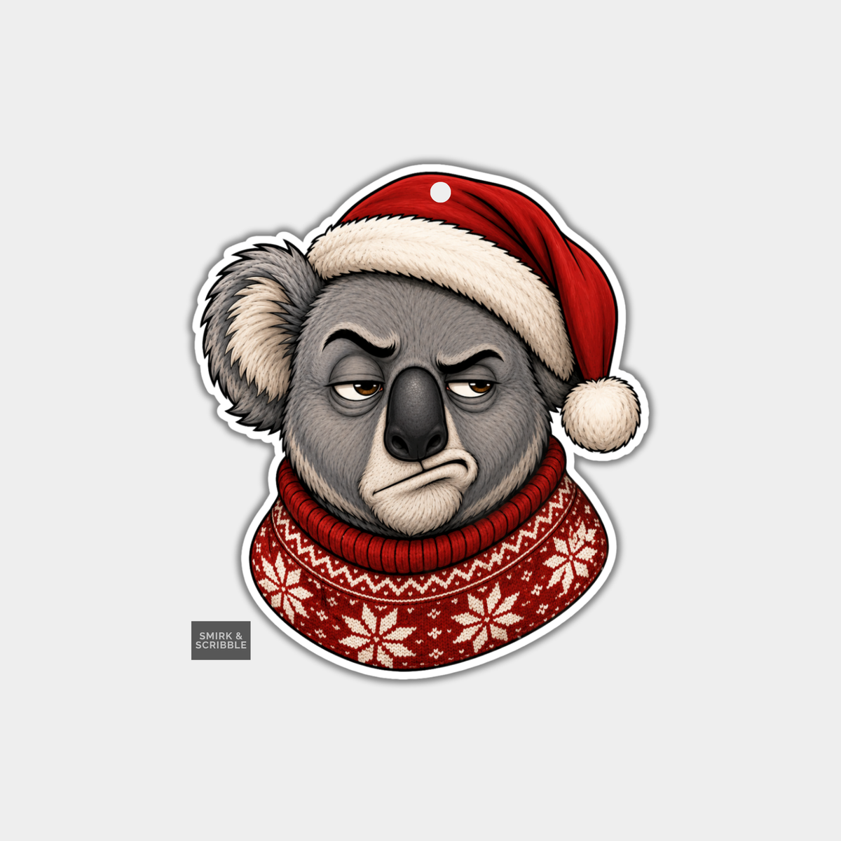 Funny Christmas Gift Tags - Judgy Koala
