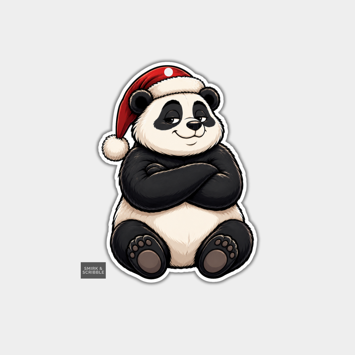Funny Christmas Gift Tags - Cheeky Panda