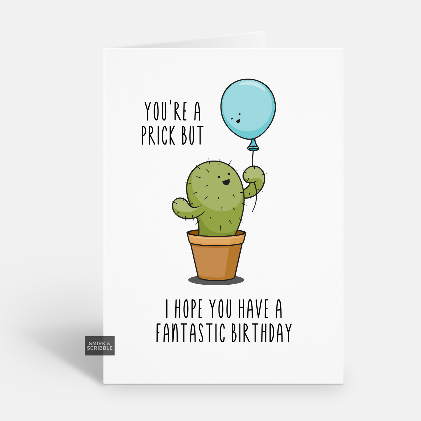 A Prick Birthday Card