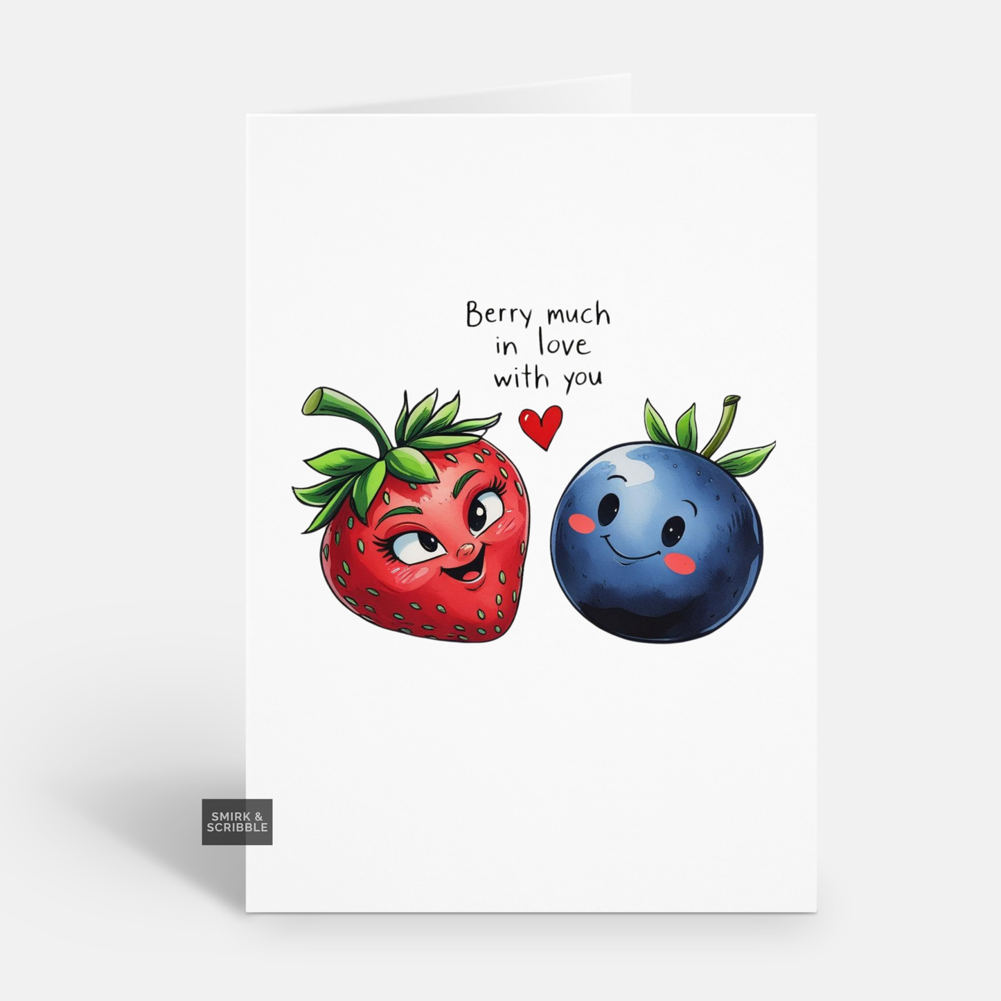 Berry Much Anniversary Card