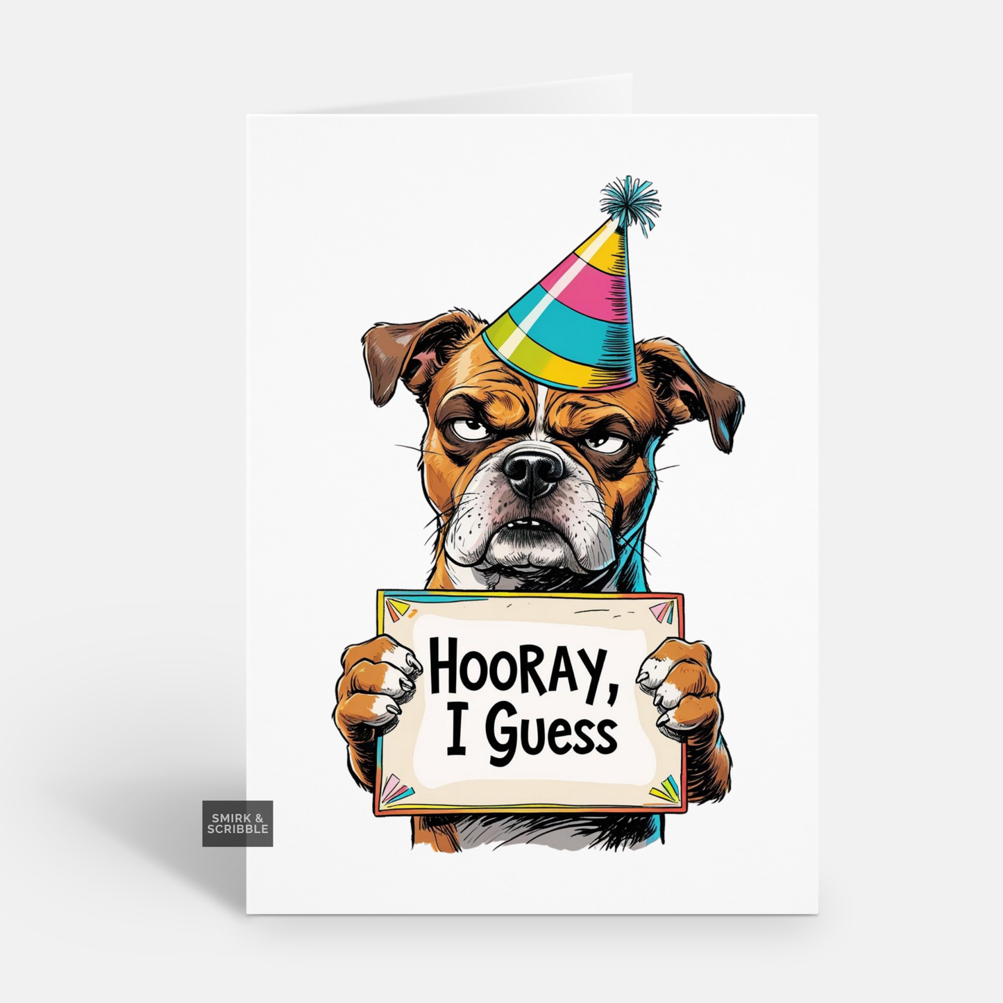 Hooray Dog Birthday Card