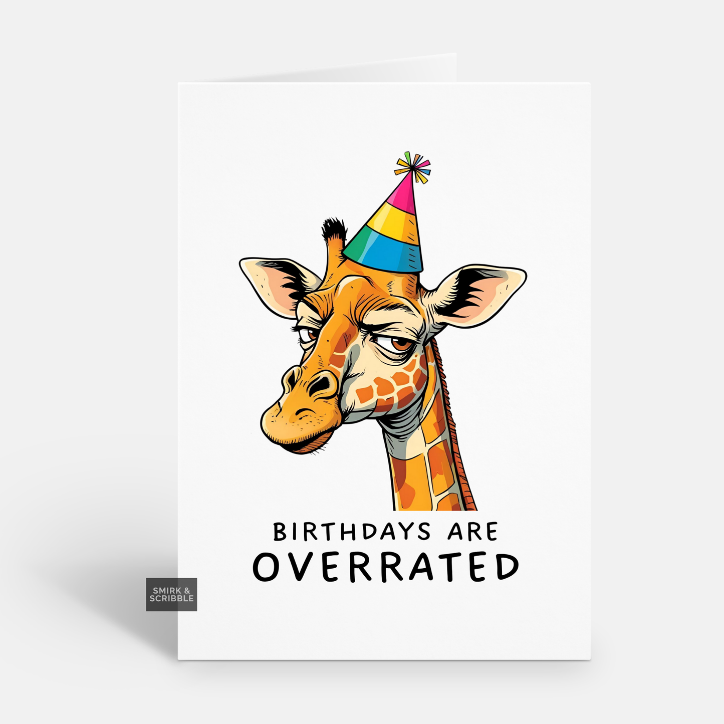 Overrated Birthday Card
