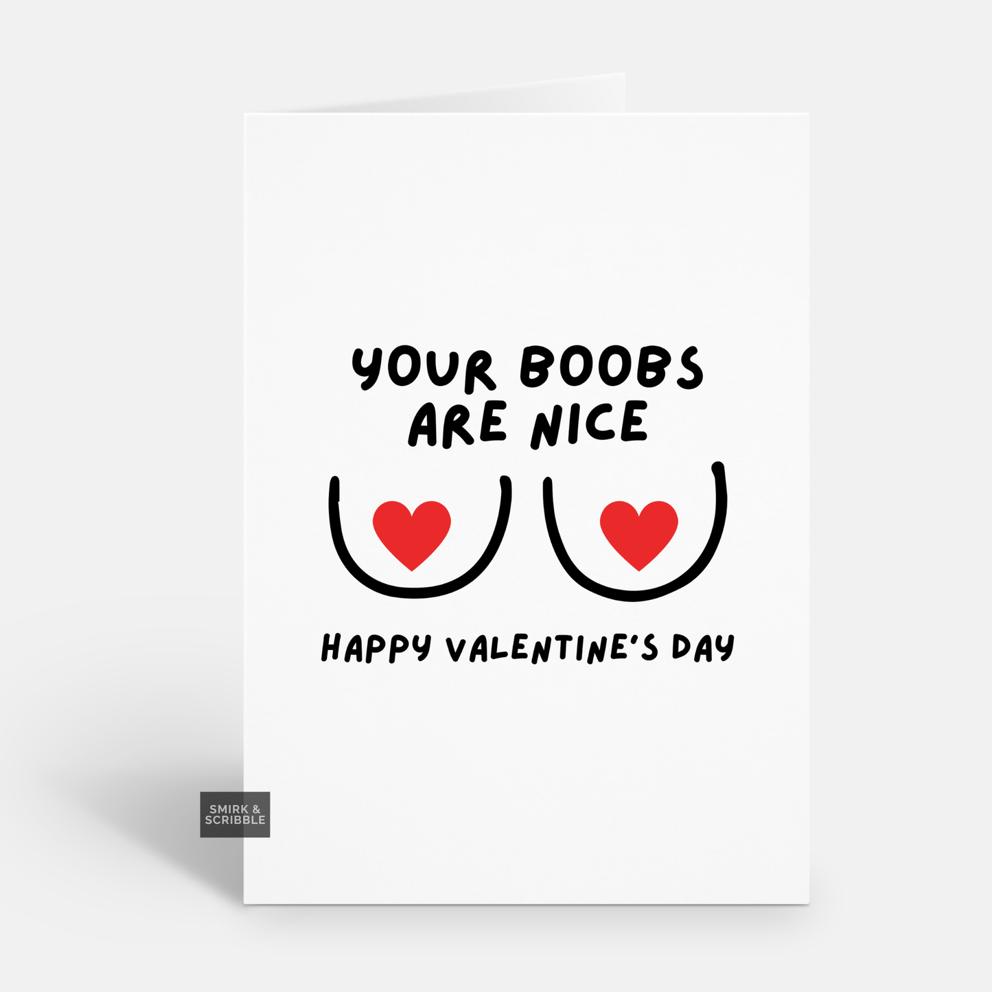 Nice Boobs Valentine's Card