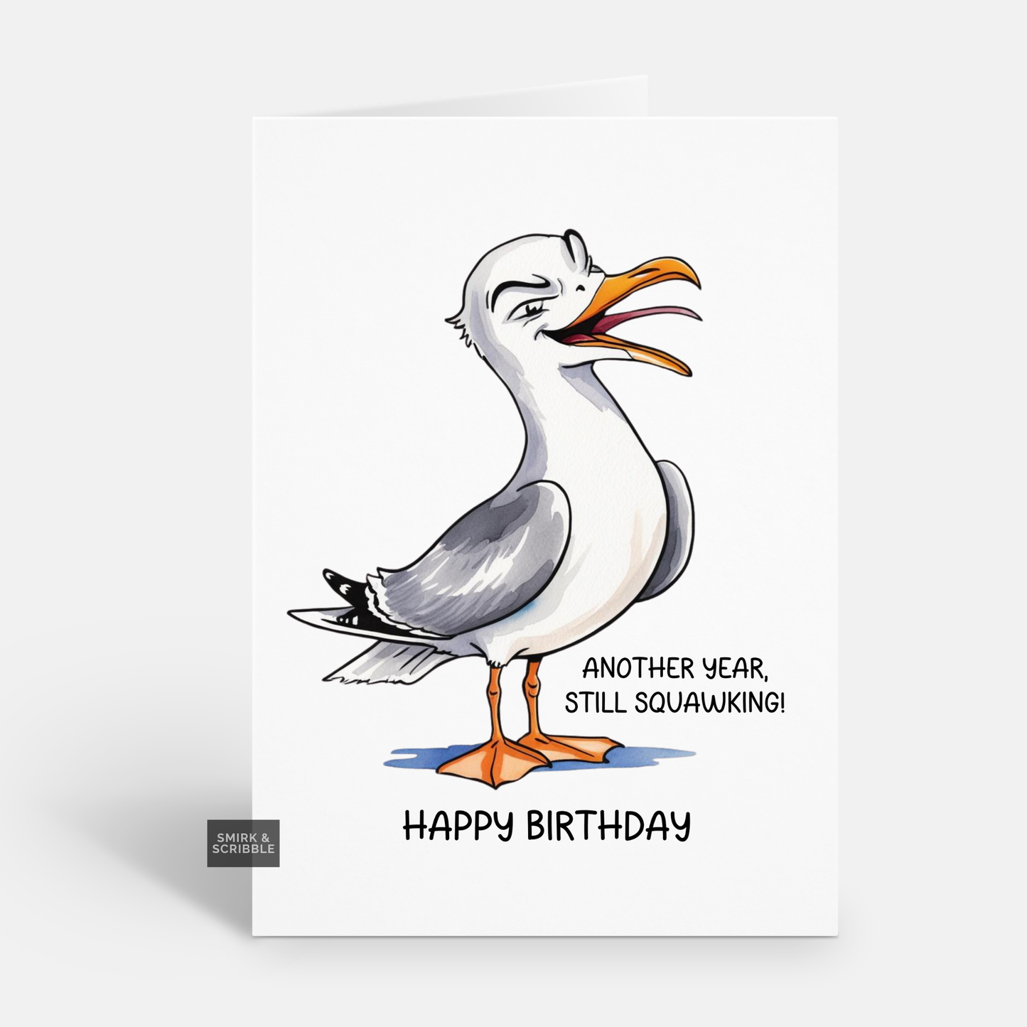 Still Squawking Birthday Card