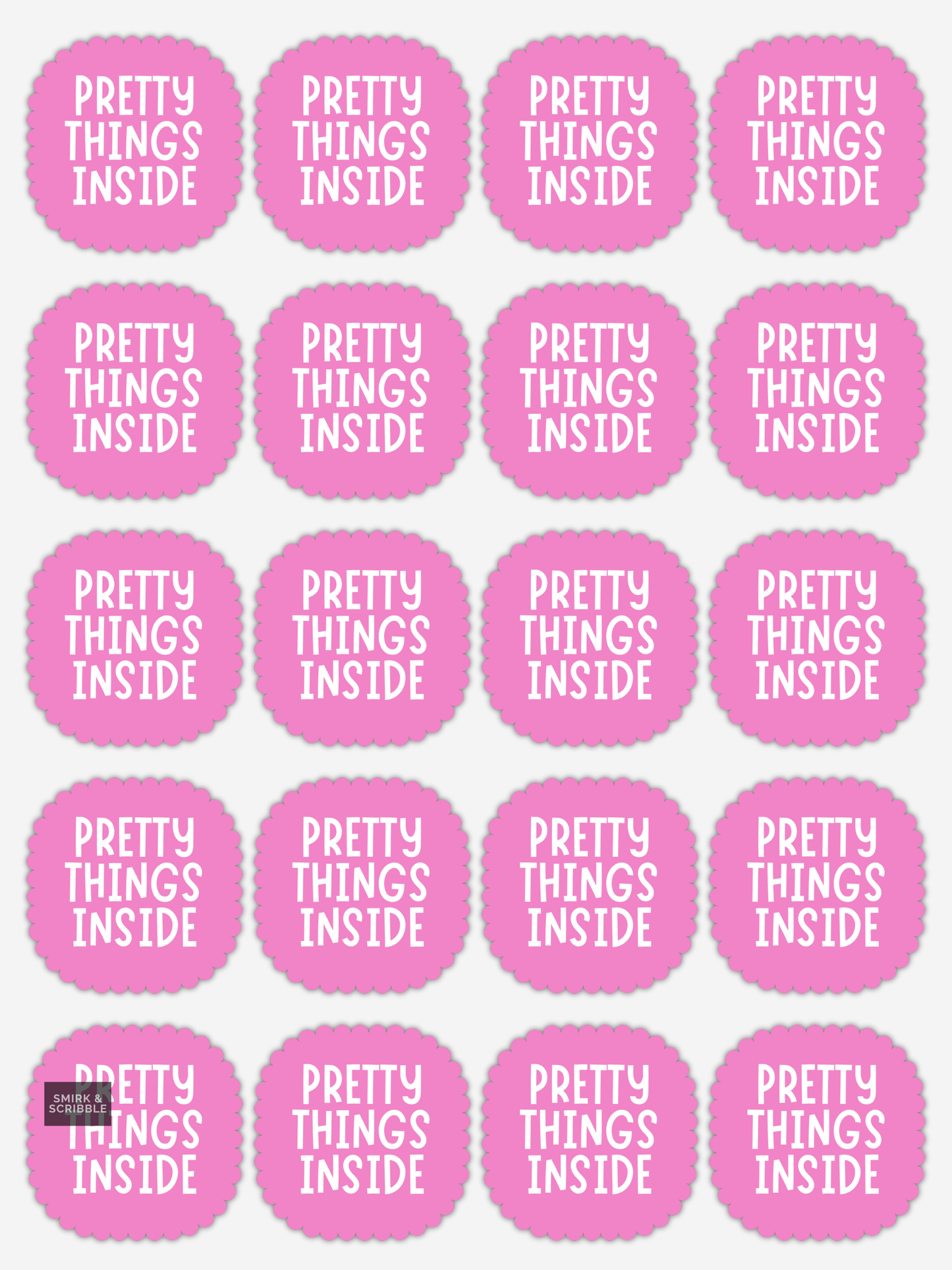 Pretty Things Inside Stickers