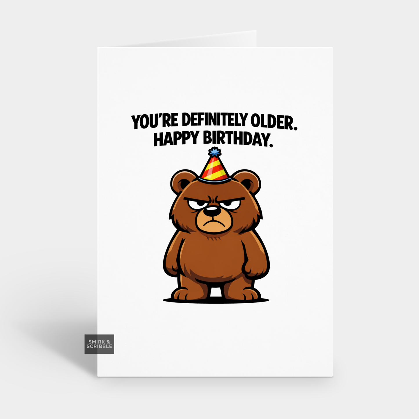 Definitely Older Birthday Card