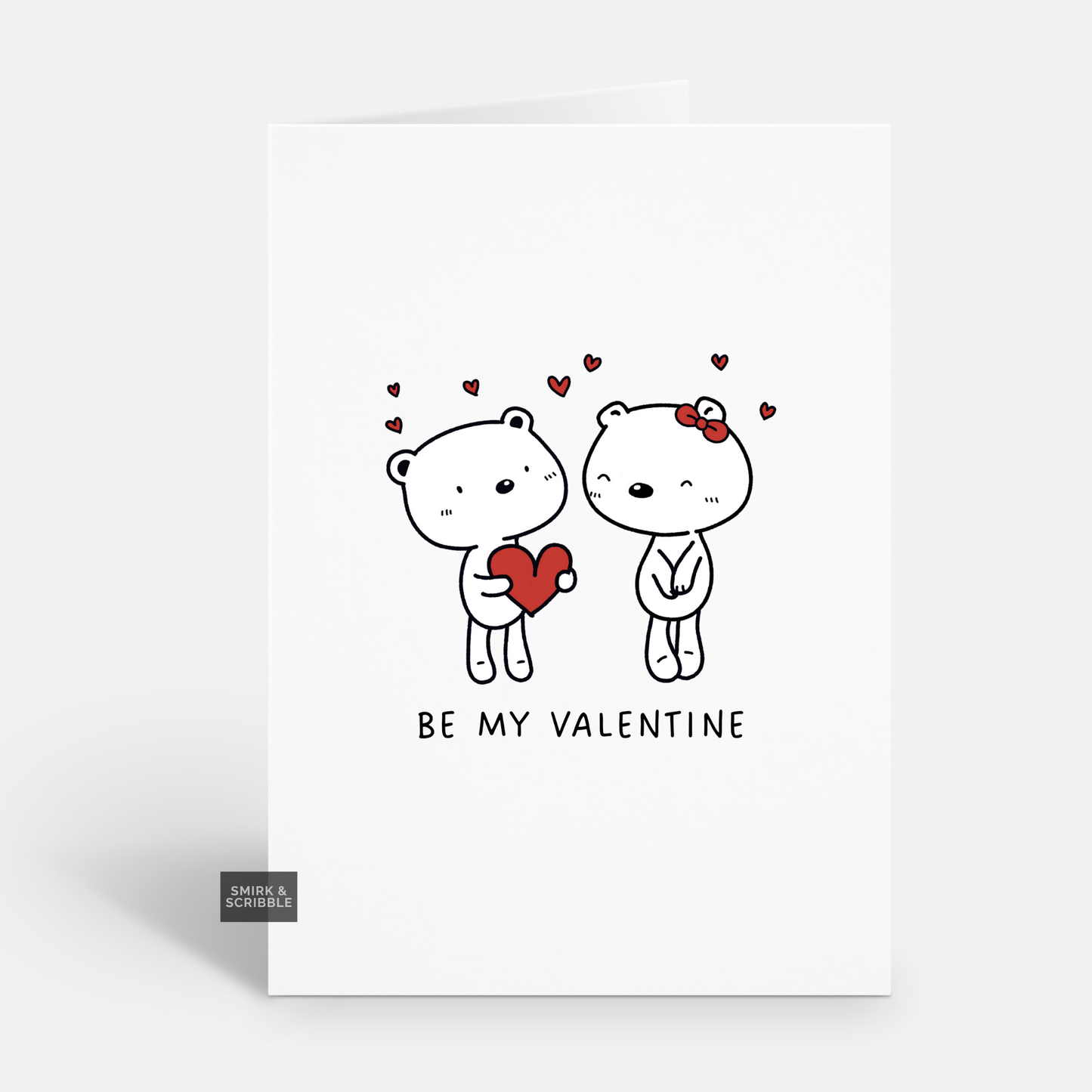 Be My Bear Valentine's Card