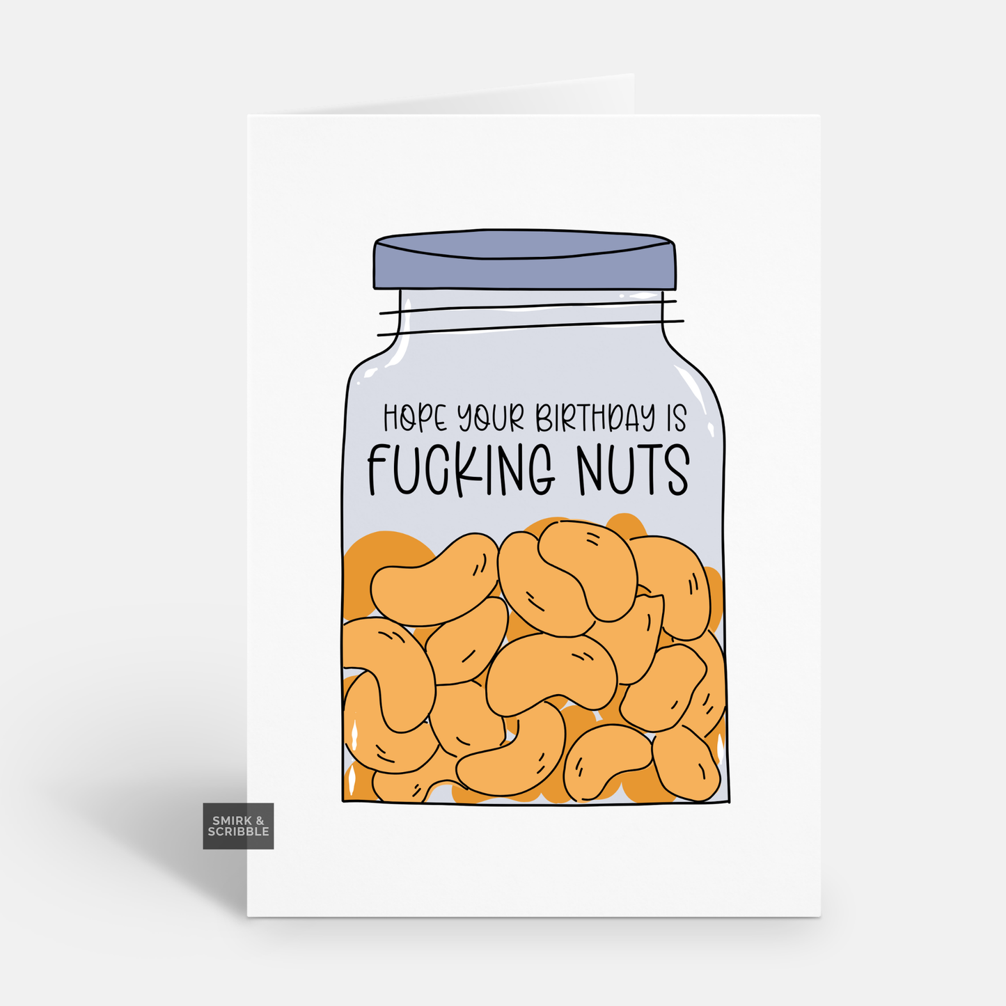 Nuts Birthday Card