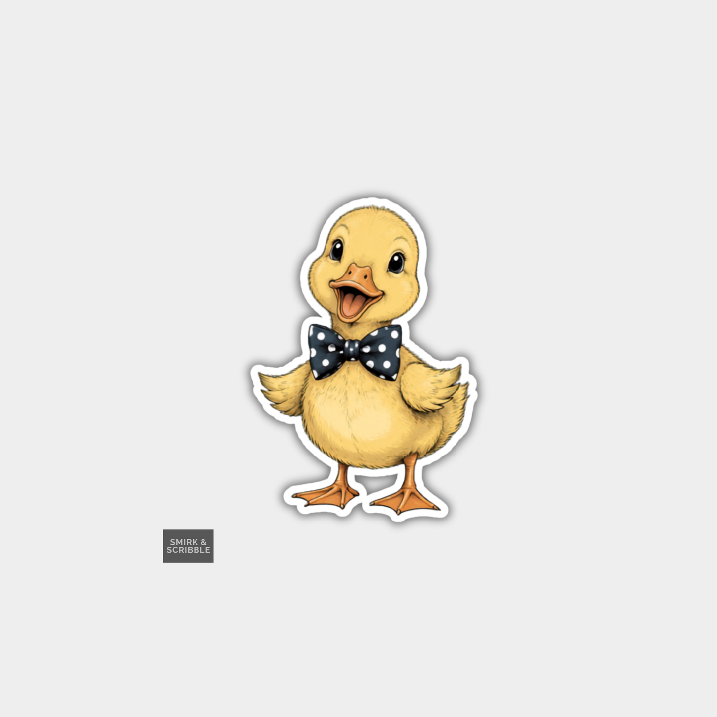 Funny Die Cut Vinyl Sticker - Cute Chick
