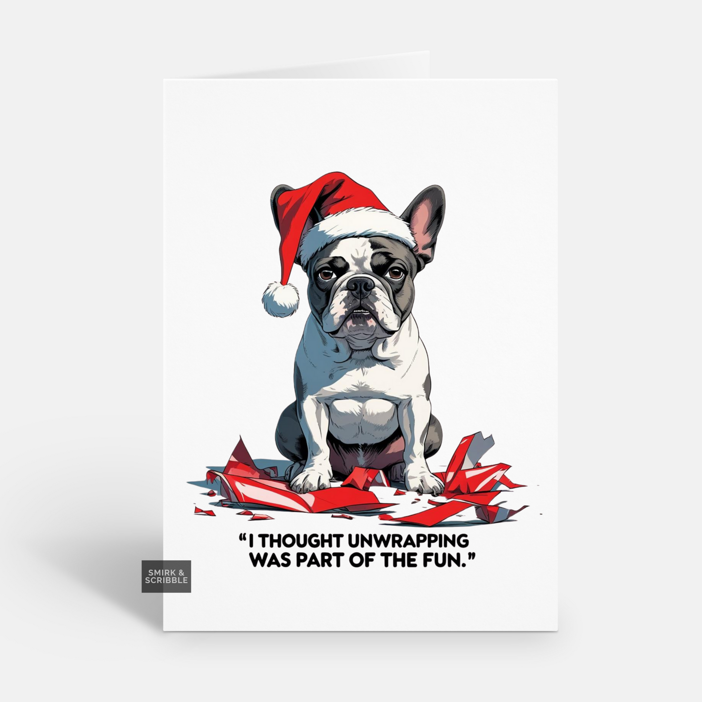 Unwrapping Christmas Card