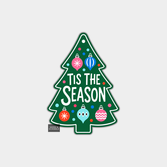 Funny Christmas Tree Gift Tags - Tis The Season