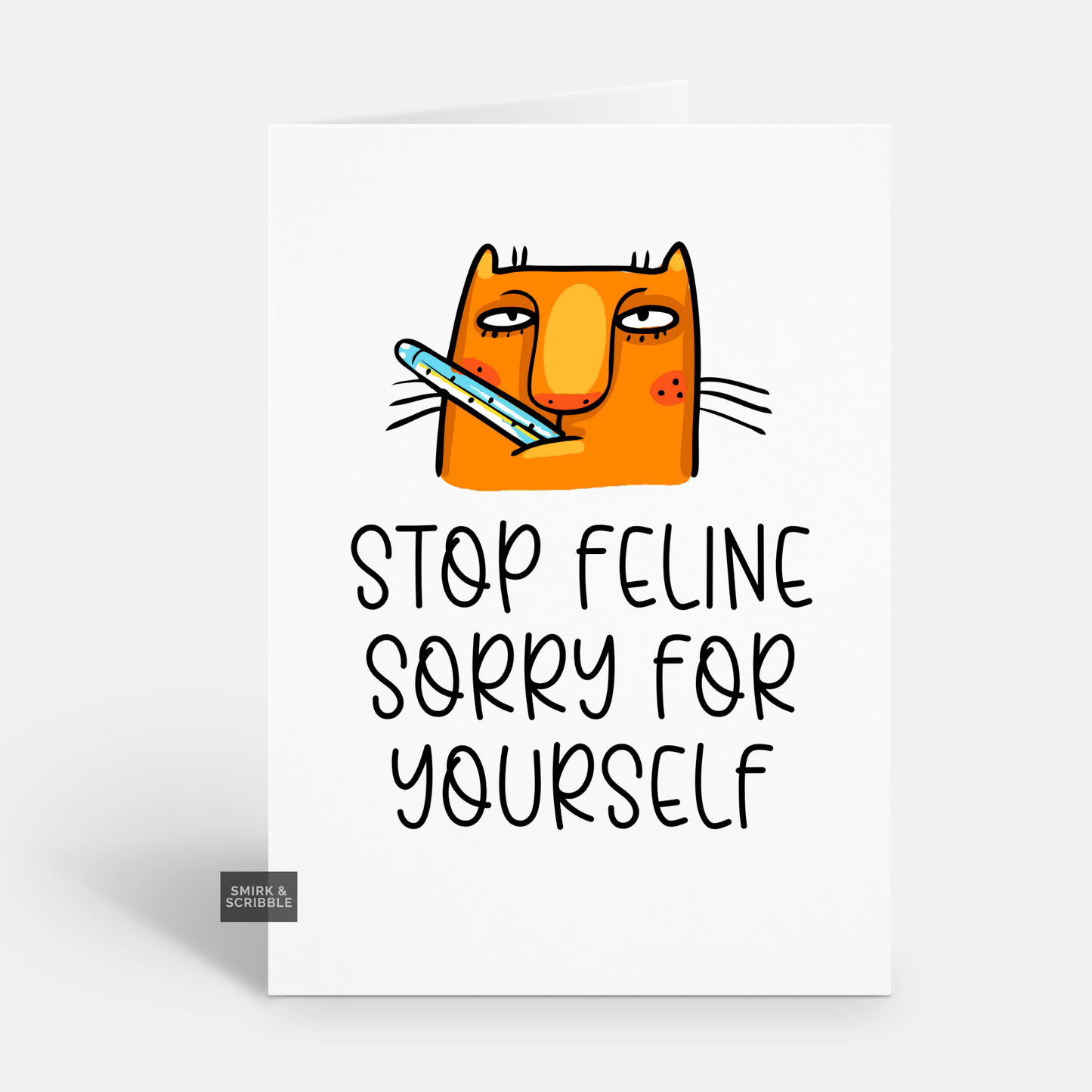 Feline Sorry Get Well Card