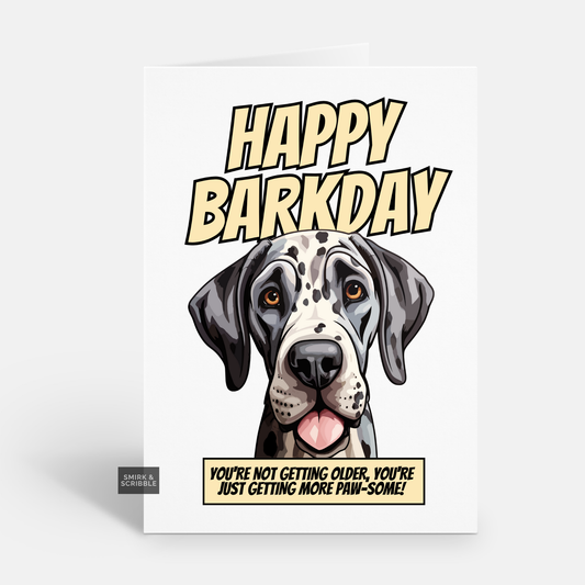 Barkday Birthday Card