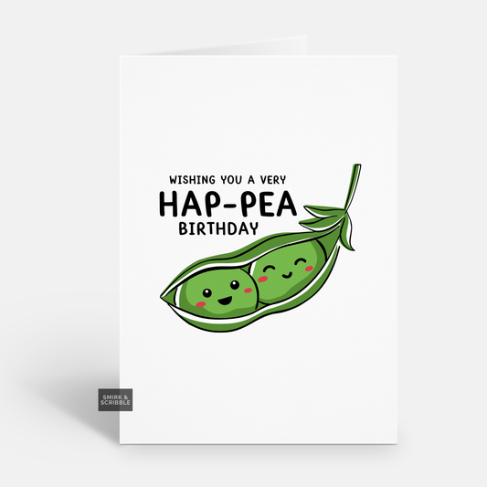 Pea Birthday Card