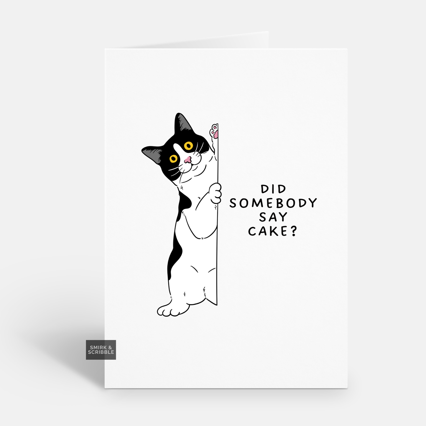 Cake Cat Birthday Card