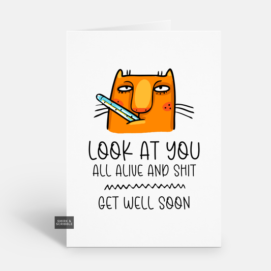 Look At You Get Well Card