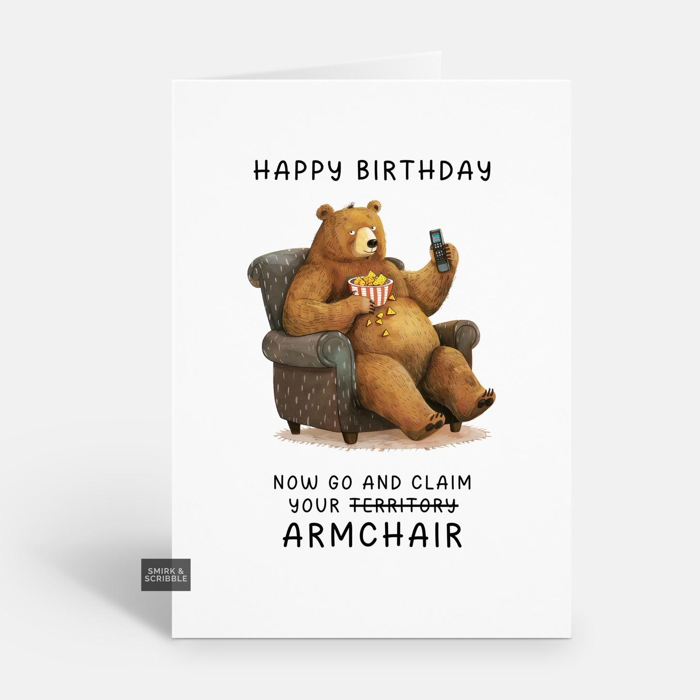 Armchair Birthday Card