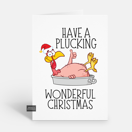 Turkey Christmas Card