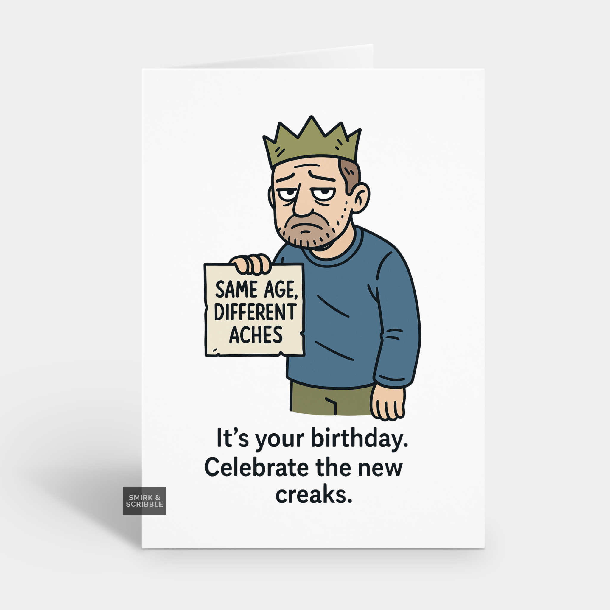 New Creaks Birthday Card – Smirk & Scribble