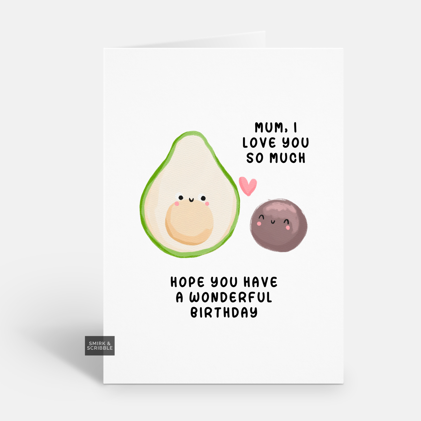 Avocado Mum Birthday Card